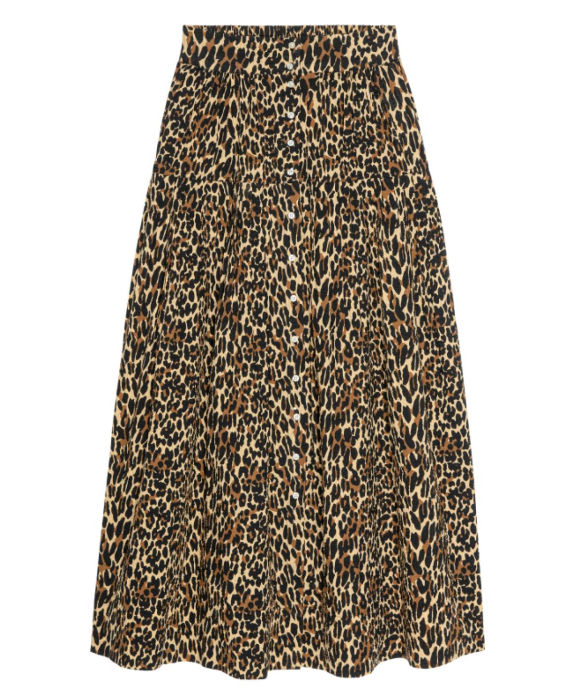 The Highland Skirt Tan Leopard