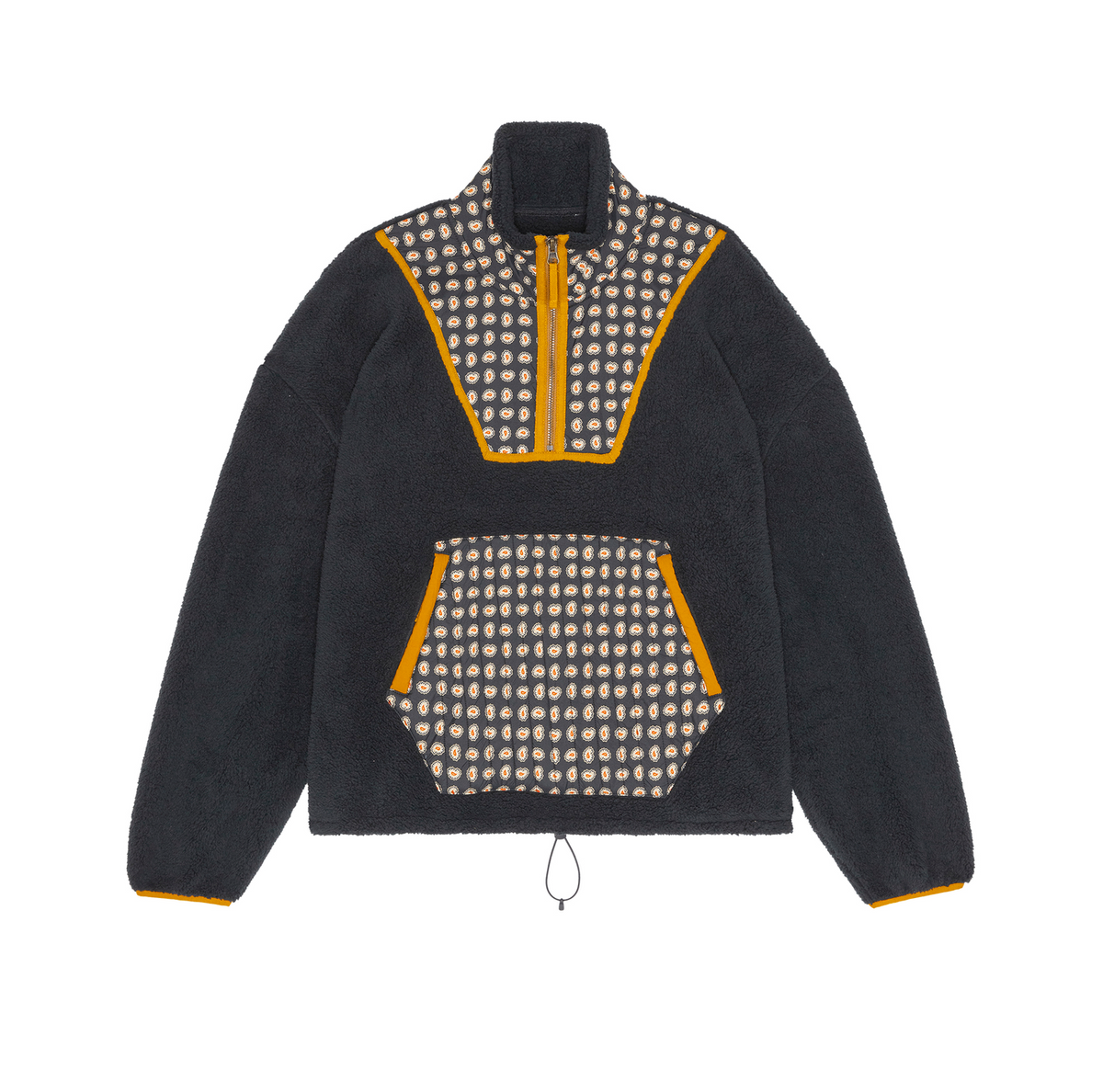 The Plush Crosswind Pullover Black With Black Paisley