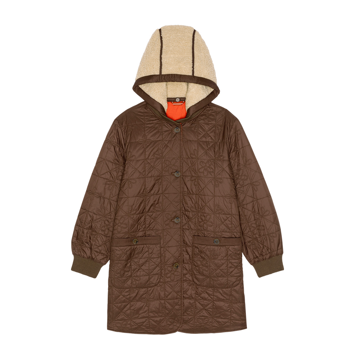The Reversible Sawyer Puffer Brown &amp; Poppy