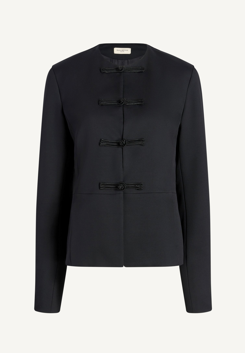 Tilda Jacket In Grampian Twill Black