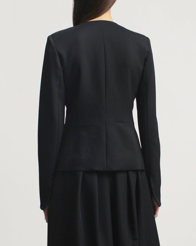 Tilda Jacket In Grampian Twill Black