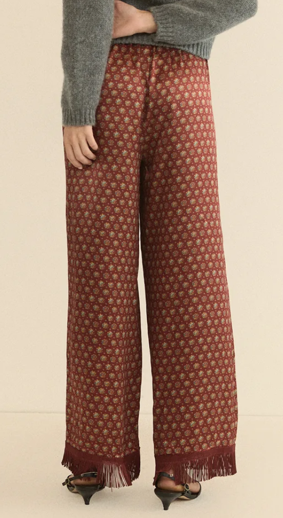 Lavon fringe pant san sebastian foulard