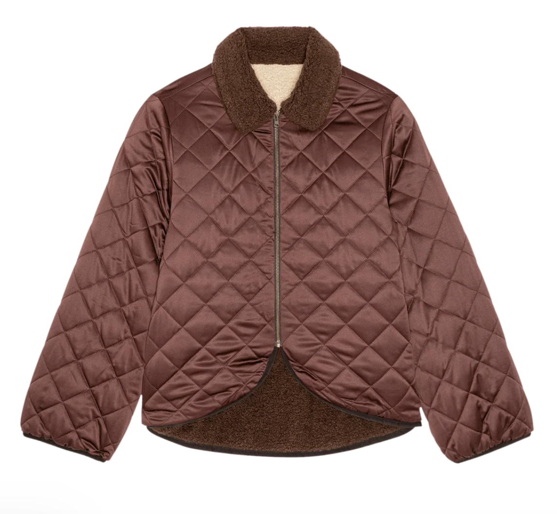 The Reversible Western Yoke Pasture Jacket Brown & Cream