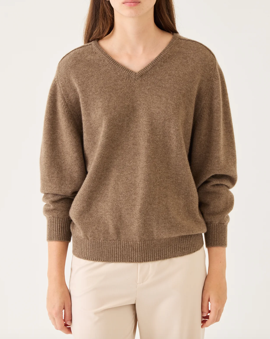 Jovie cashmere sweater fawn