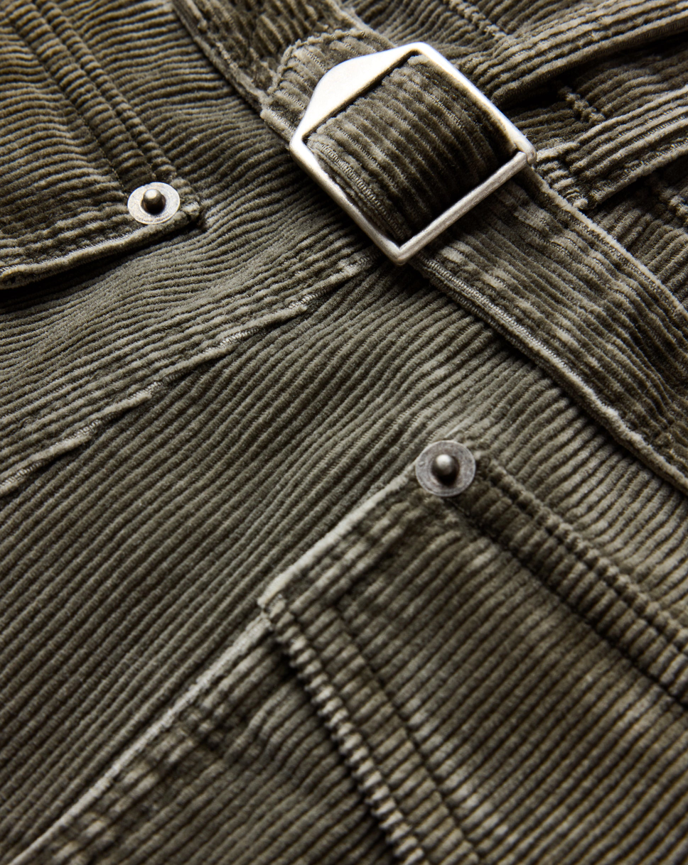 Hunter trousers grey oversized corduroy