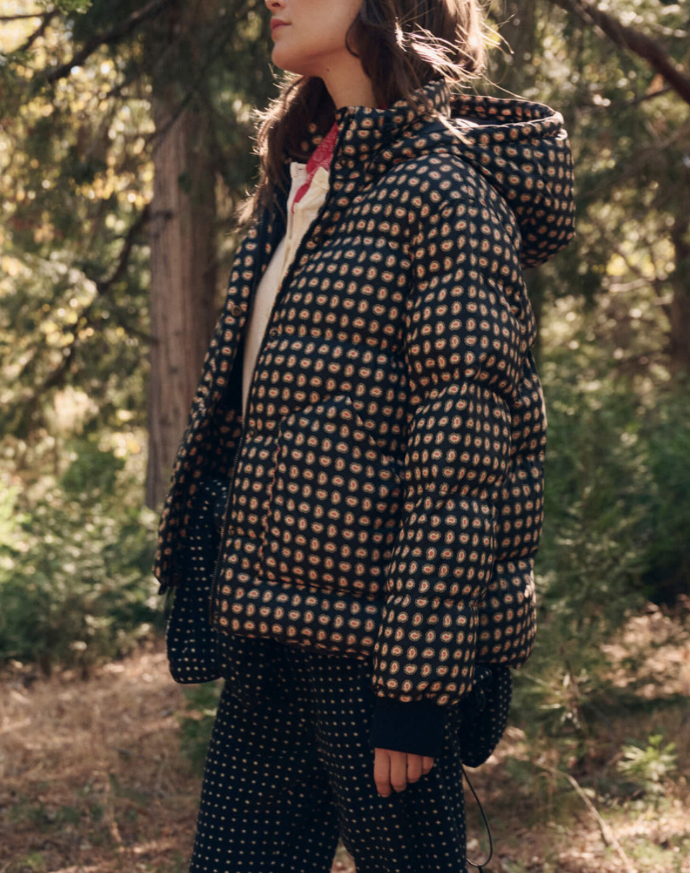The Polar Puffer Black Paisley