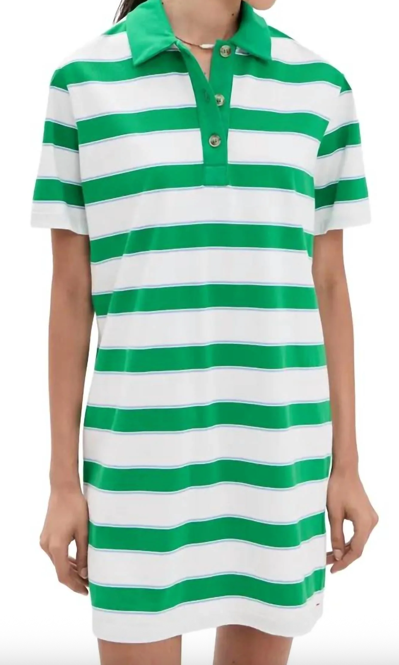 saltwater stripe johnny dress