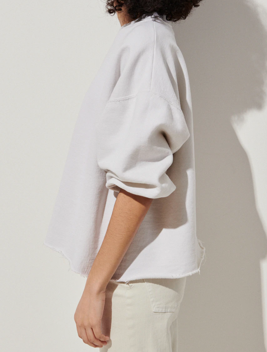 Fond sweatshirt dirty white