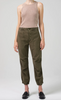 Agny utility trouser in teal leaf