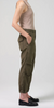 Agny utility trouser in teal leaf
