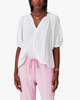 white jules gauze top