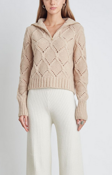 brooke sweater pale camel