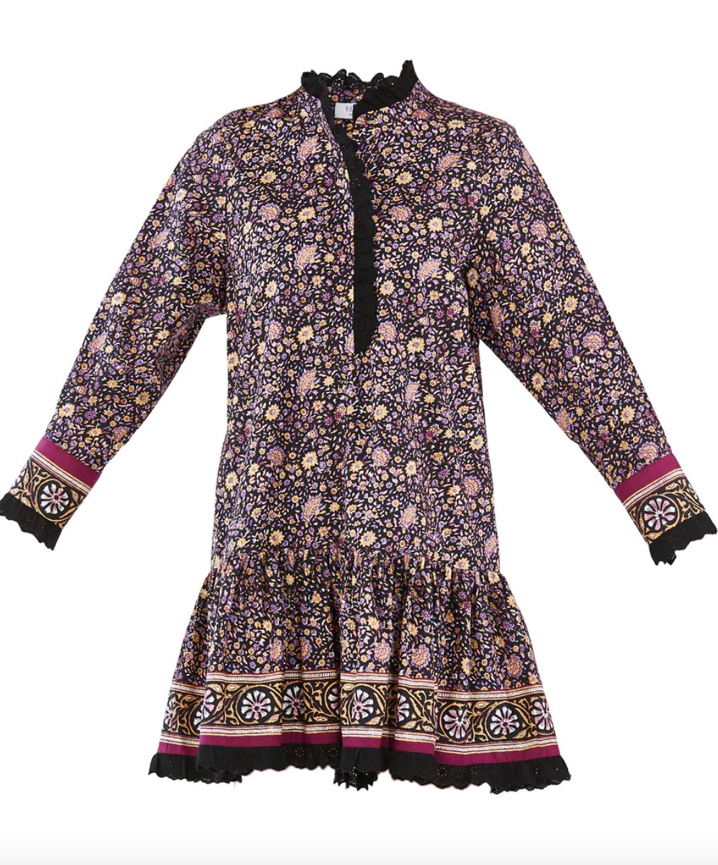 Carter dress midnight floral