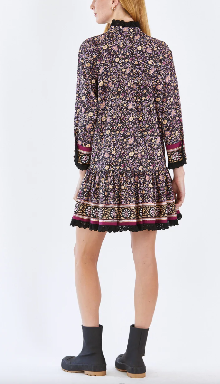 Carter dress midnight floral