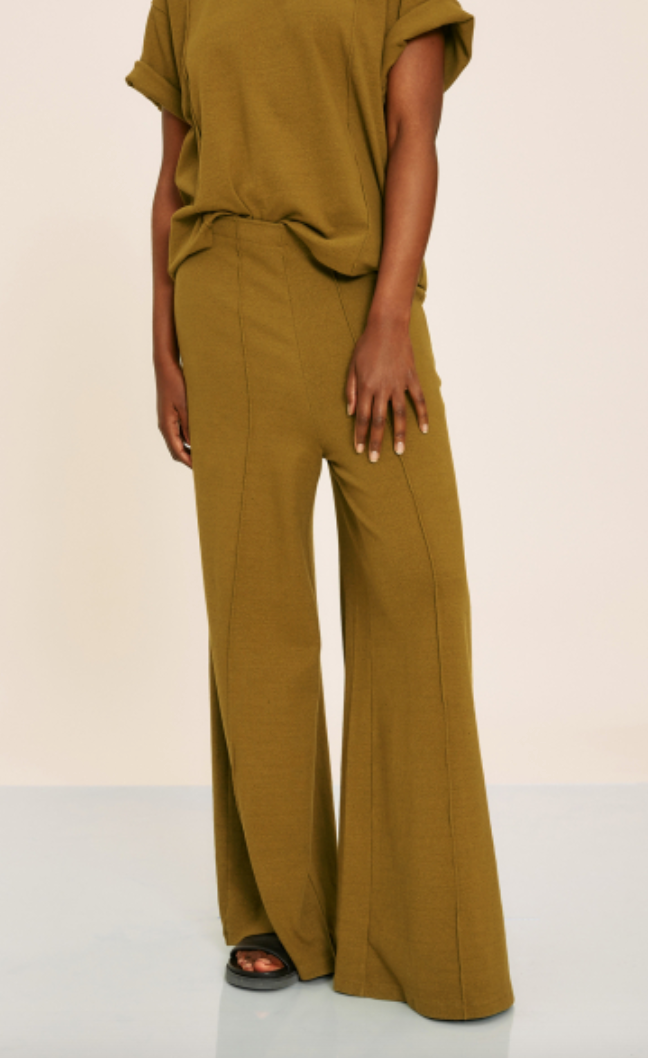 Helie knit trousers olive