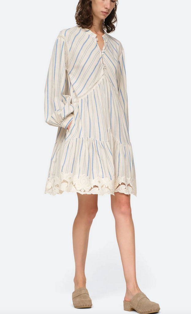 Brady dress multi stripe